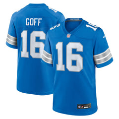 Jared Goff Detroit Lions Game Jersey - Blue Jerseys