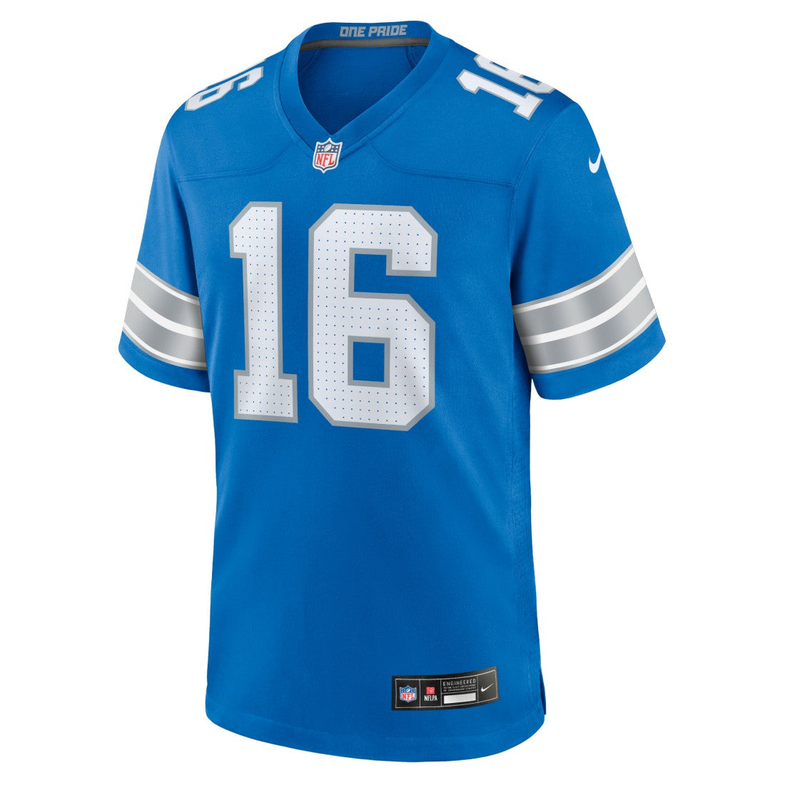 Jared Goff Detroit Lions Game Jersey - Blue Jerseys