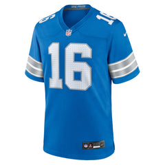 Jared Goff Detroit Lions Game Jersey - Blue Jerseys