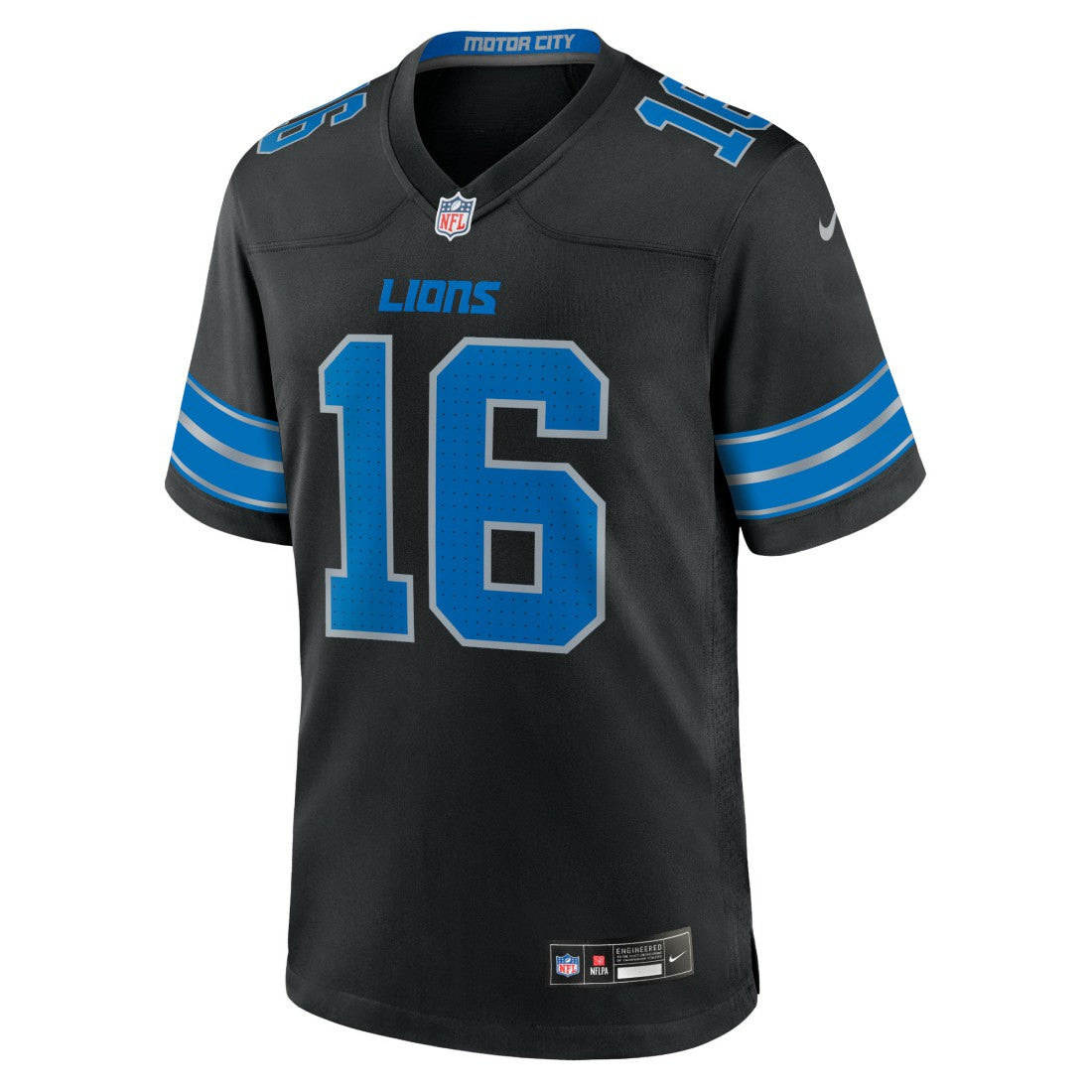 Jared Goff Detroit Lions 2nd Alternate Game Jersey - Black Jerseys