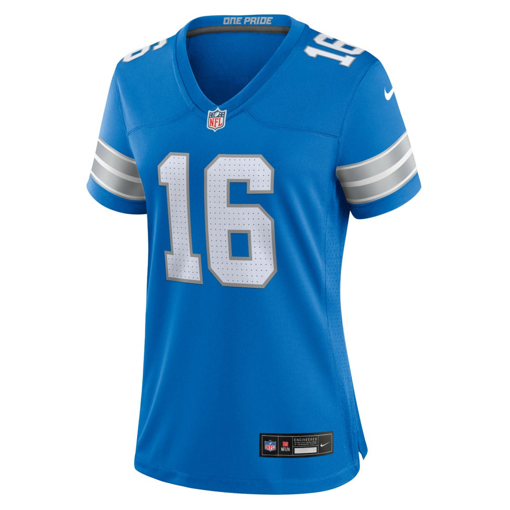 Jared Goff Detroit Lions Women's Game Jersey - Blue Jerseys
