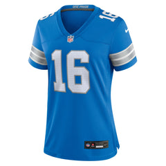 Jared Goff Detroit Lions Women's Game Jersey - Blue Jerseys