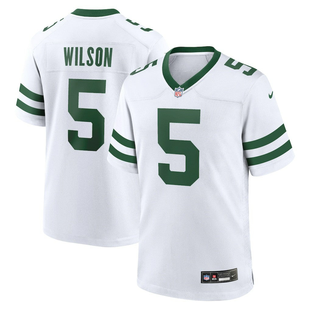 Garrett Wilson New York Jets Game Jersey - Legacy White Jerseys