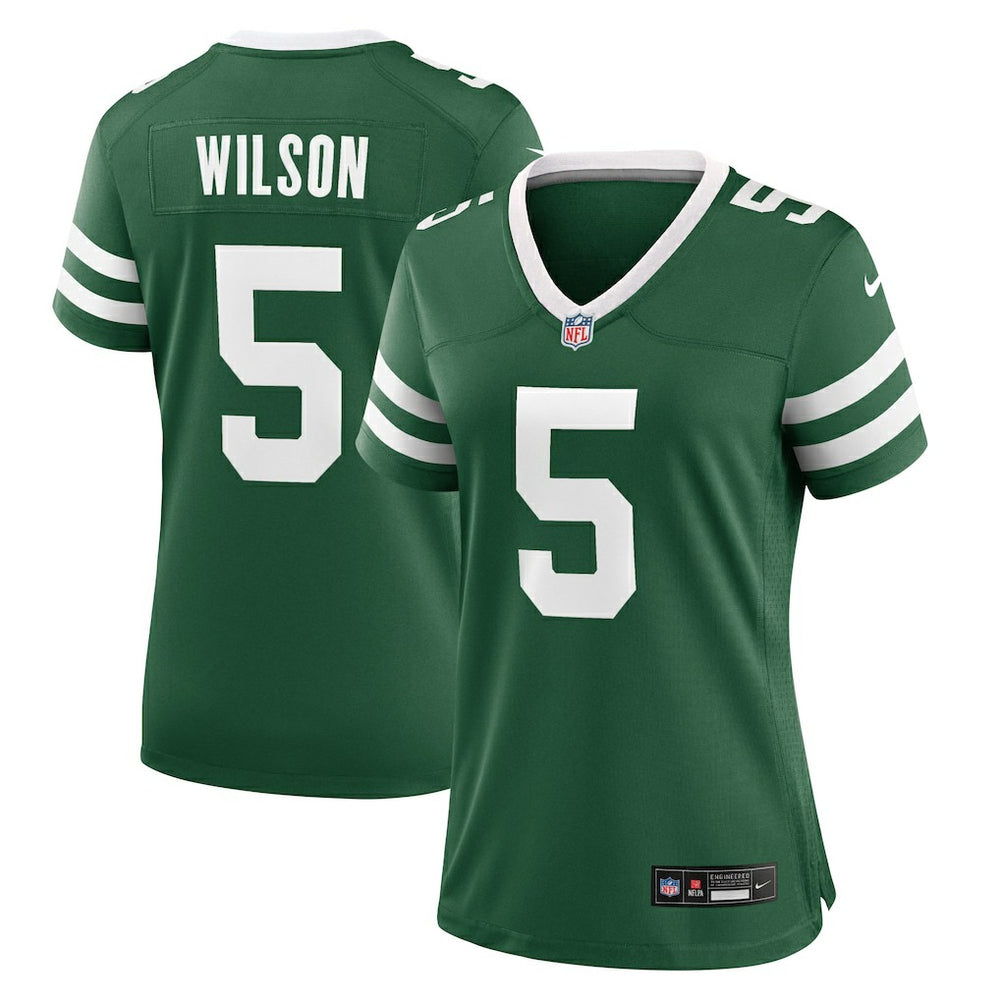 Garrett Wilson New York Jets Women's Game Jersey - Legacy Green Jerseys