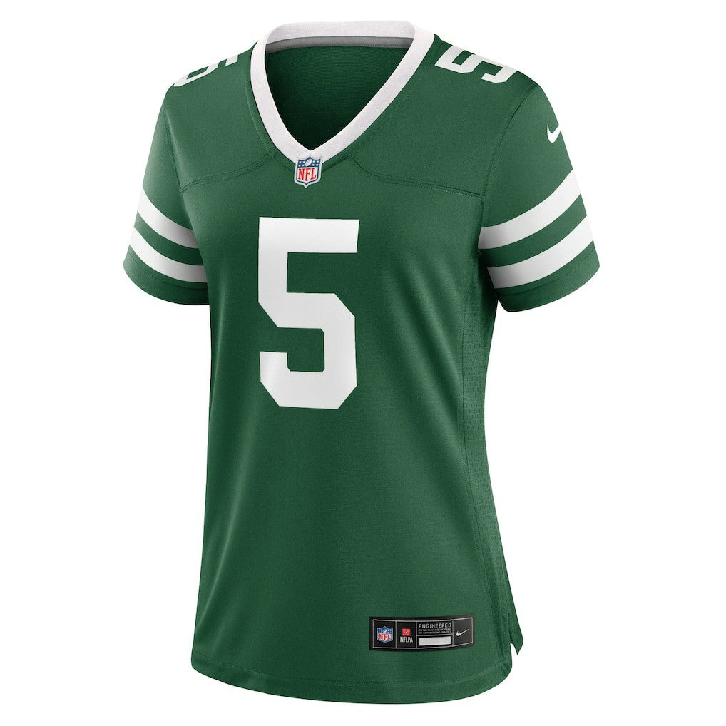 Garrett Wilson New York Jets Women's Game Jersey - Legacy Green Jerseys