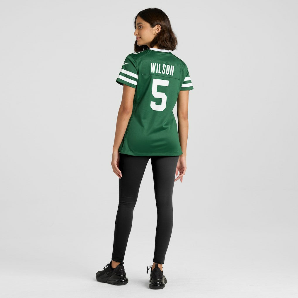 Garrett Wilson New York Jets Women's Game Jersey - Legacy Green Jerseys