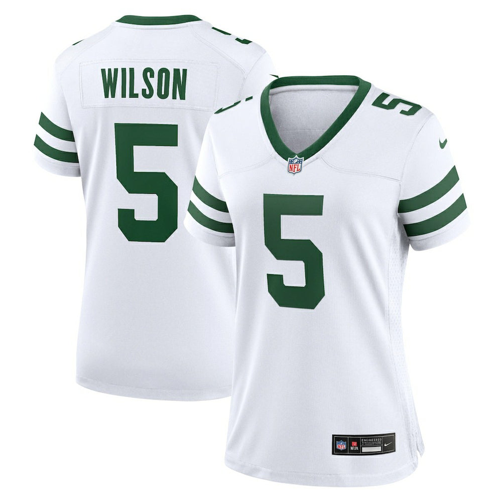 Garrett Wilson New York Jets Women's Game Jersey - Legacy White Jerseys