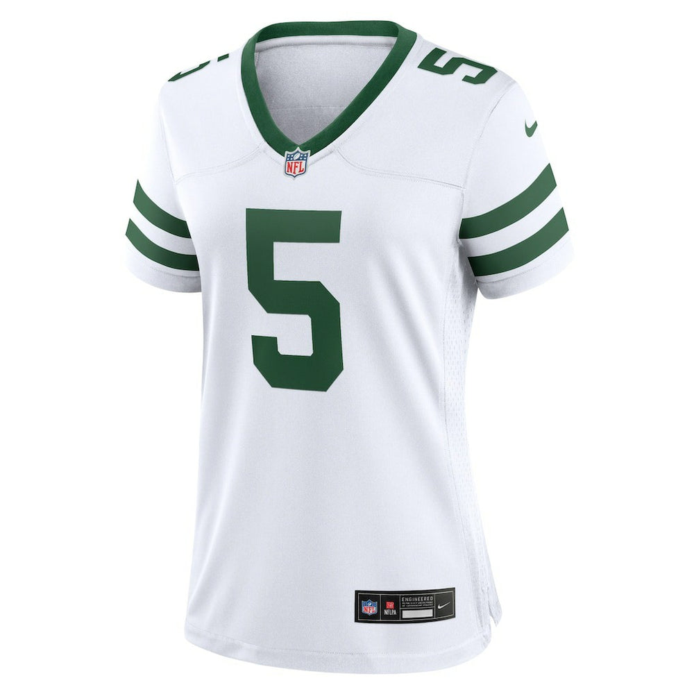 Garrett Wilson New York Jets Women's Game Jersey - Legacy White Jerseys