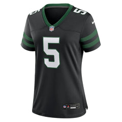 Garrett Wilson New York Jets Women's Alternate Game Jersey - Legacy Black Jerseys