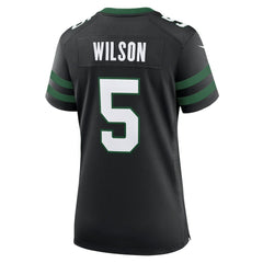 Garrett Wilson New York Jets Women's Alternate Game Jersey - Legacy Black Jerseys