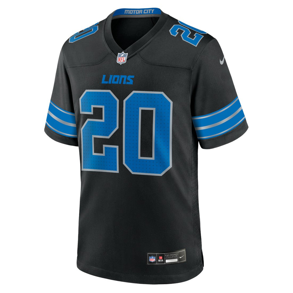 Barry Sanders Detroit Lions 2nd Alternate Retired Player Game Jersey - Black Jerseys