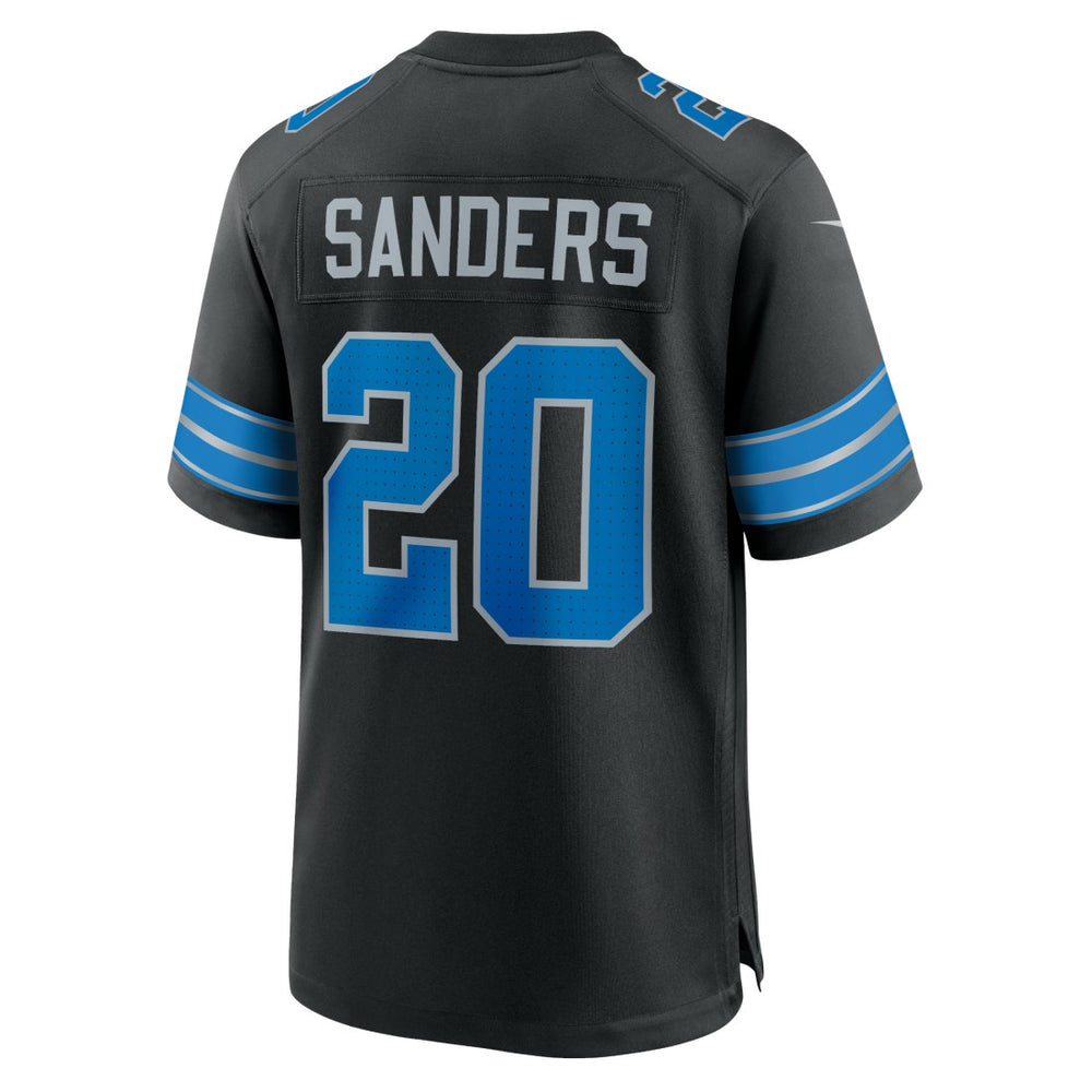 Barry Sanders Detroit Lions 2nd Alternate Retired Player Game Jersey - Black Jerseys