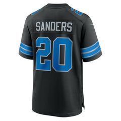 Barry Sanders Detroit Lions 2nd Alternate Retired Player Game Jersey - Black Jerseys