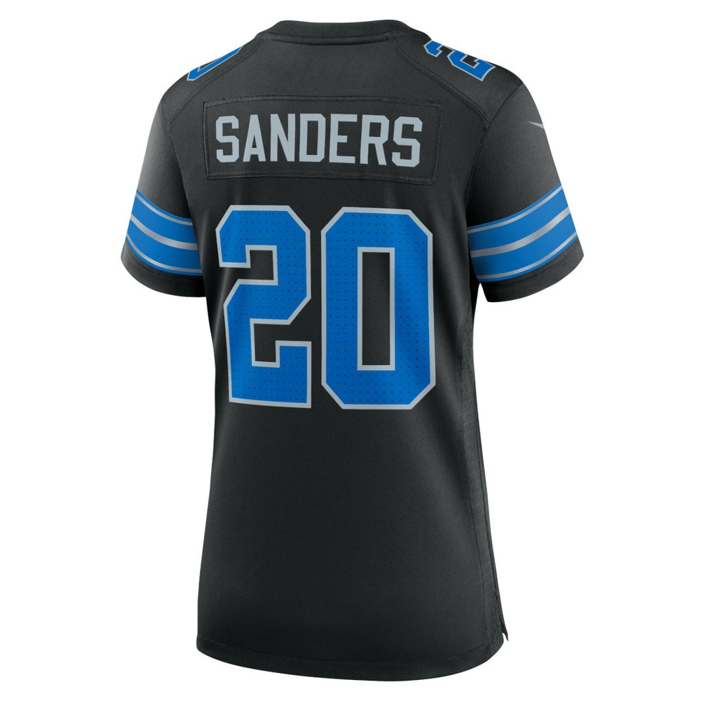 Barry Sanders Detroit Lions Women's 2nd Alternate Retired Player Game Jersey - Black Jerseys