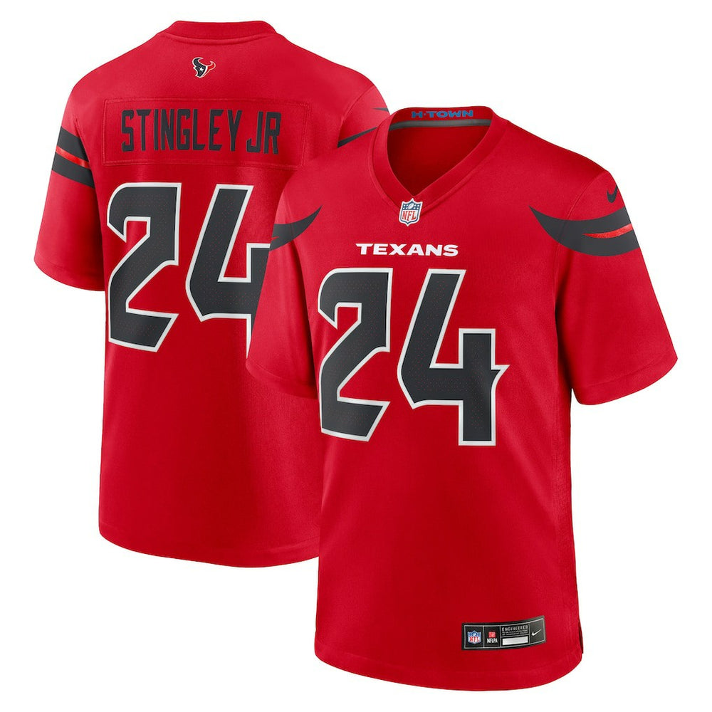 Derek Stingley Jr. Houston Texans Alternate Game Jersey - Red Jerseys
