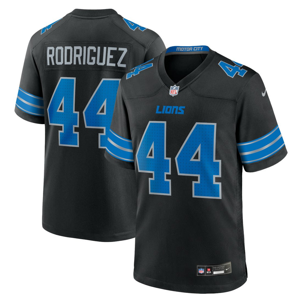 Malcolm Rodriguez Detroit Lions 2nd Alternate Game Jersey - Black Jerseys
