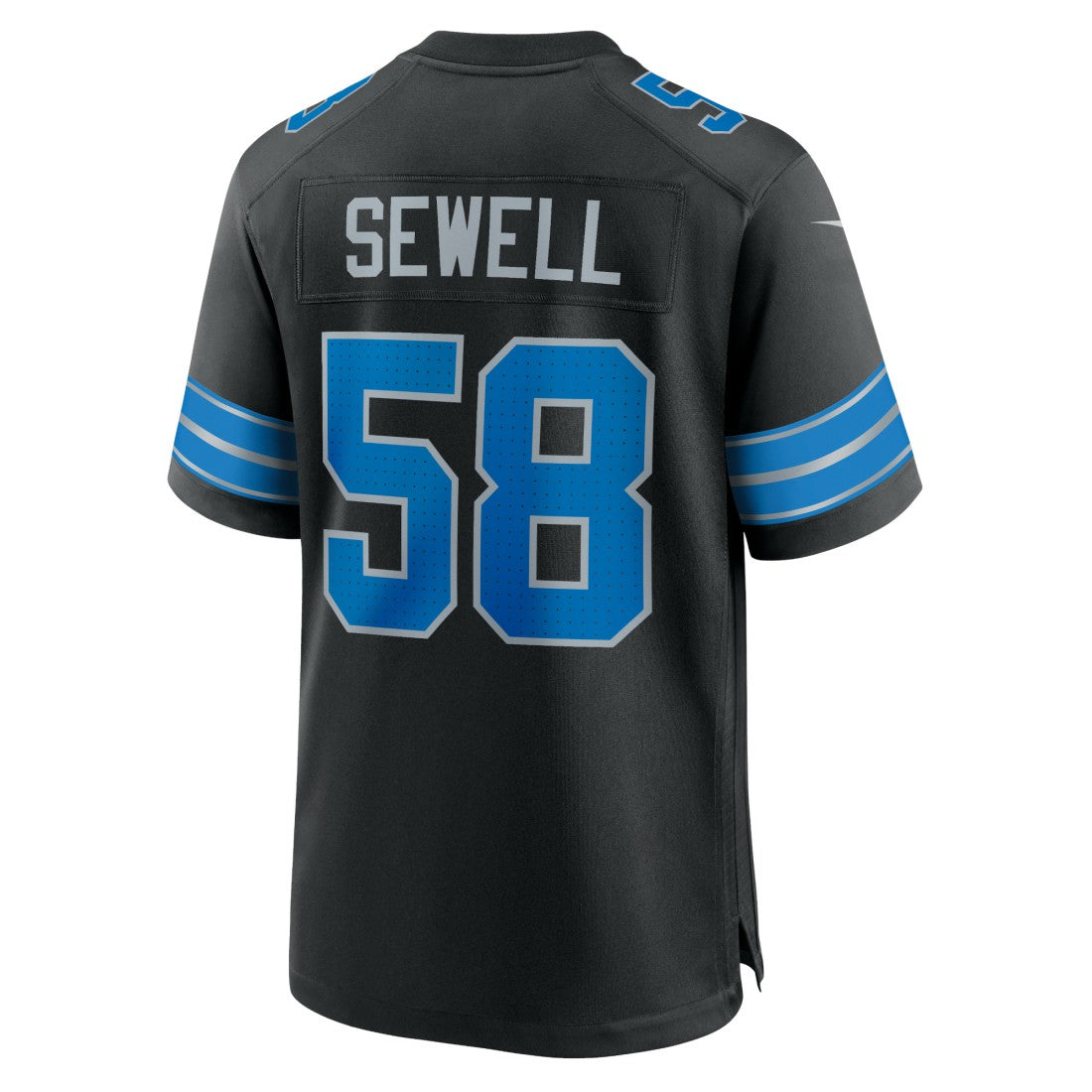 Penei Sewell Detroit Lions 2nd Alternate Game Jersey - Black Jerseys
