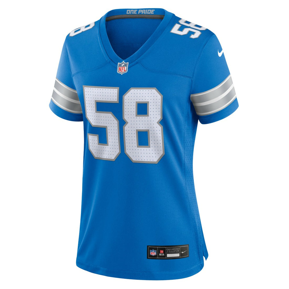 Penei Sewell Detroit Lions Women's Game Jersey - Blue Jerseys