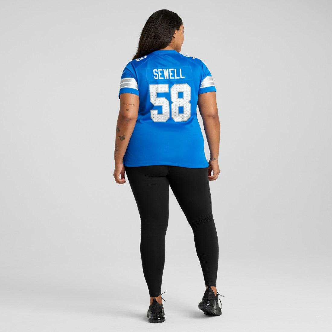 Penei Sewell Detroit Lions Women's Game Jersey - Blue Jerseys