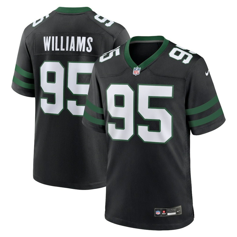 Quinnen Williams New York Jets Alternate Game Jersey - Legacy Black Jerseys