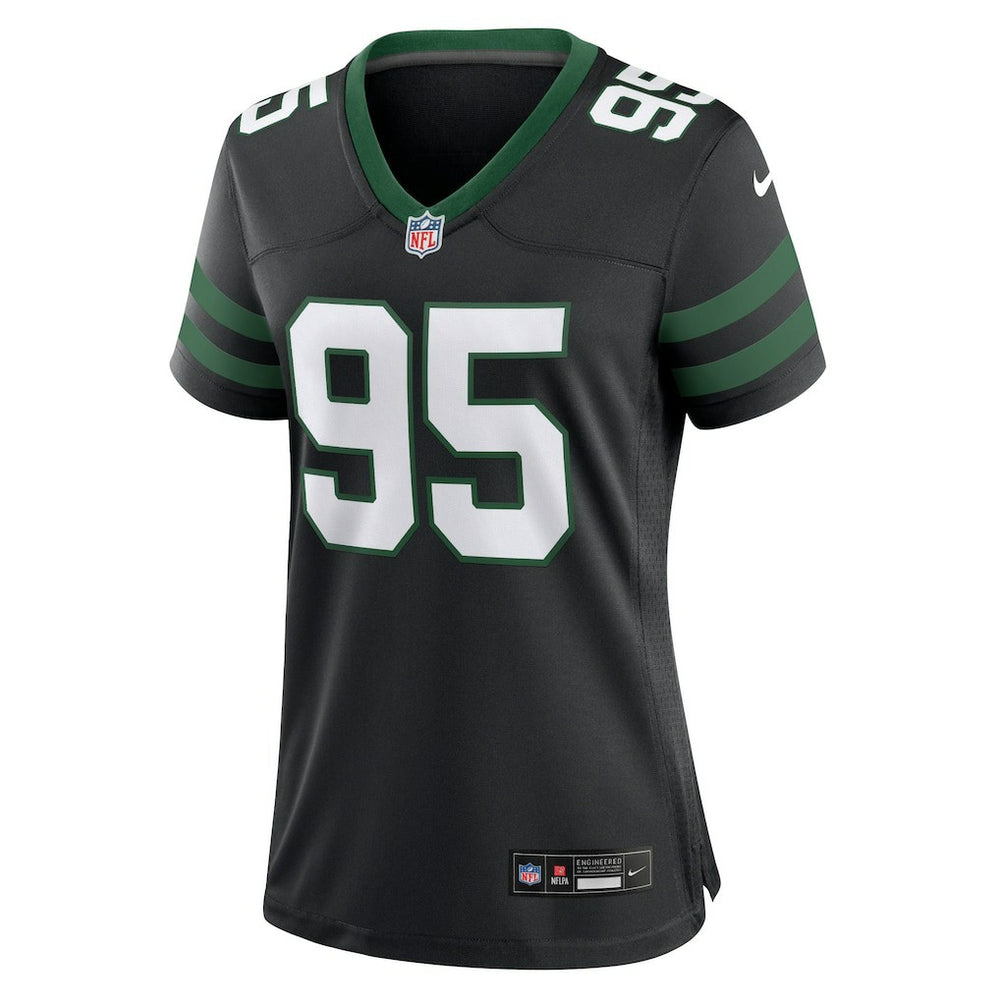 Quinnen Williams New York Jets Women's Alternate Game Jersey - Legacy Black Jerseys