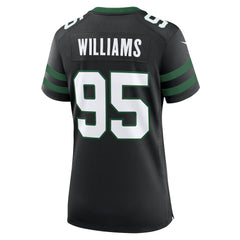 Quinnen Williams New York Jets Women's Alternate Game Jersey - Legacy Black Jerseys