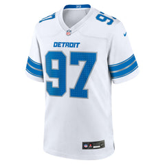 Aidan Hutchinson Detroit Lions Game Jersey - White Jerseys