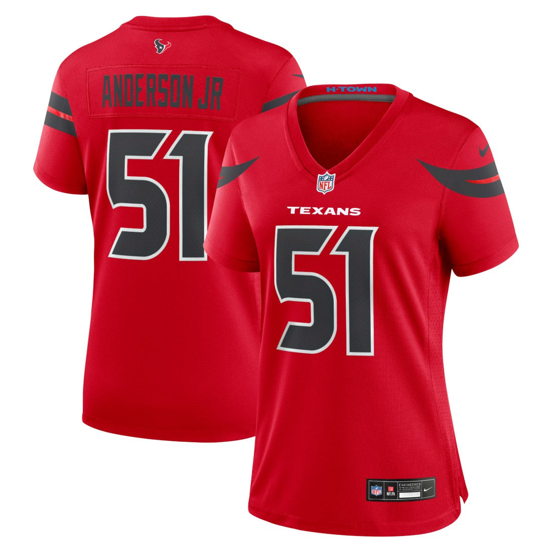 Will Anderson Jr. Houston Texans Women's Alternate Game Jersey - Red Jerseys