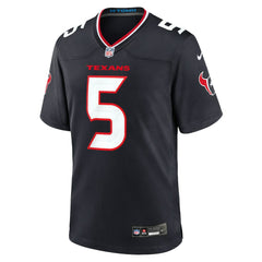 Jalen Pitre Houston Texans Game Jersey - Navy Jerseys