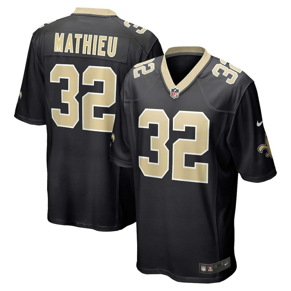 Tyrann Mathieu New Orleans Saints Game Jersey - Black Jerseys