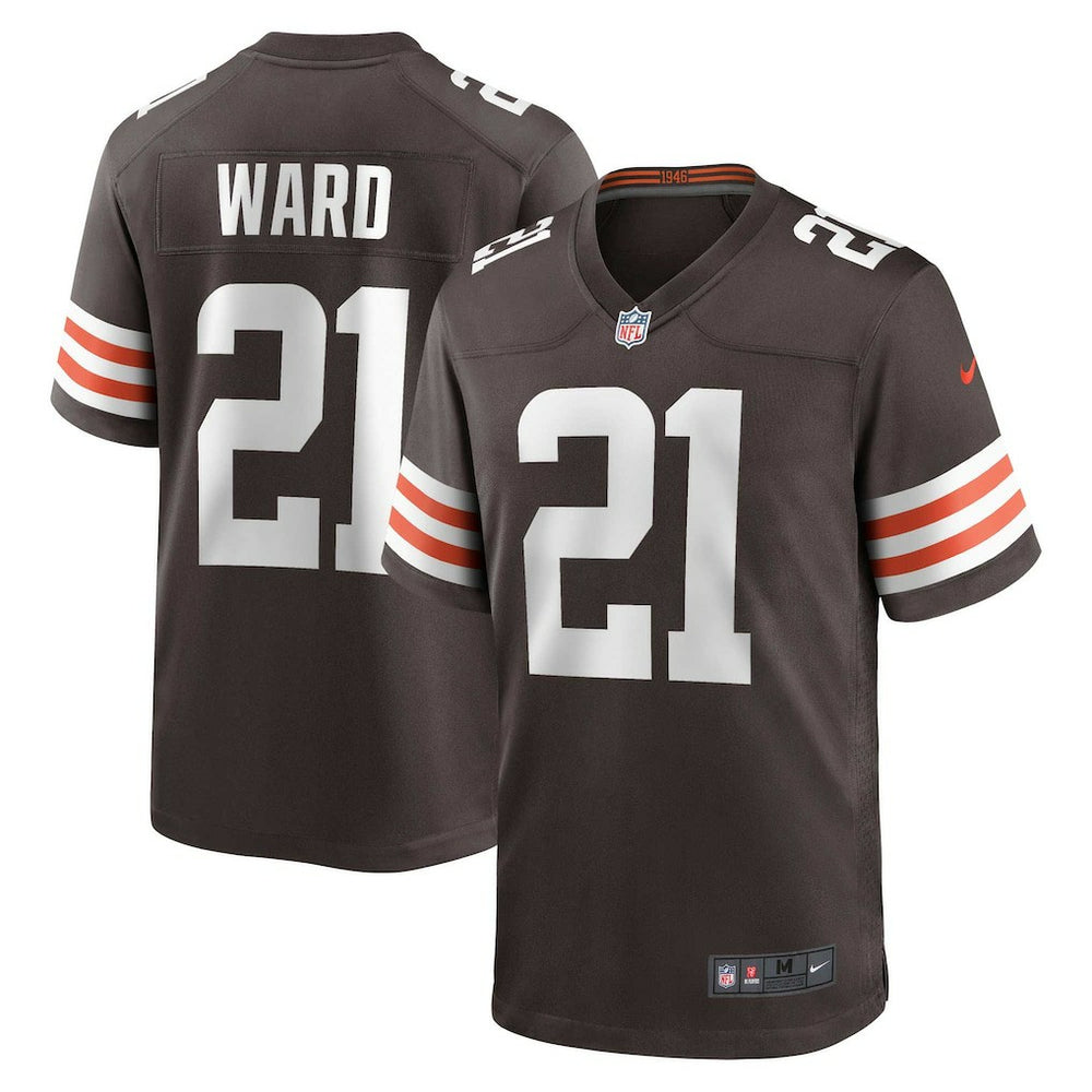 Denzel Ward Cleveland Browns Game Jersey - Brown Jerseys