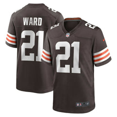 Denzel Ward Cleveland Browns Game Jersey - Brown Jerseys