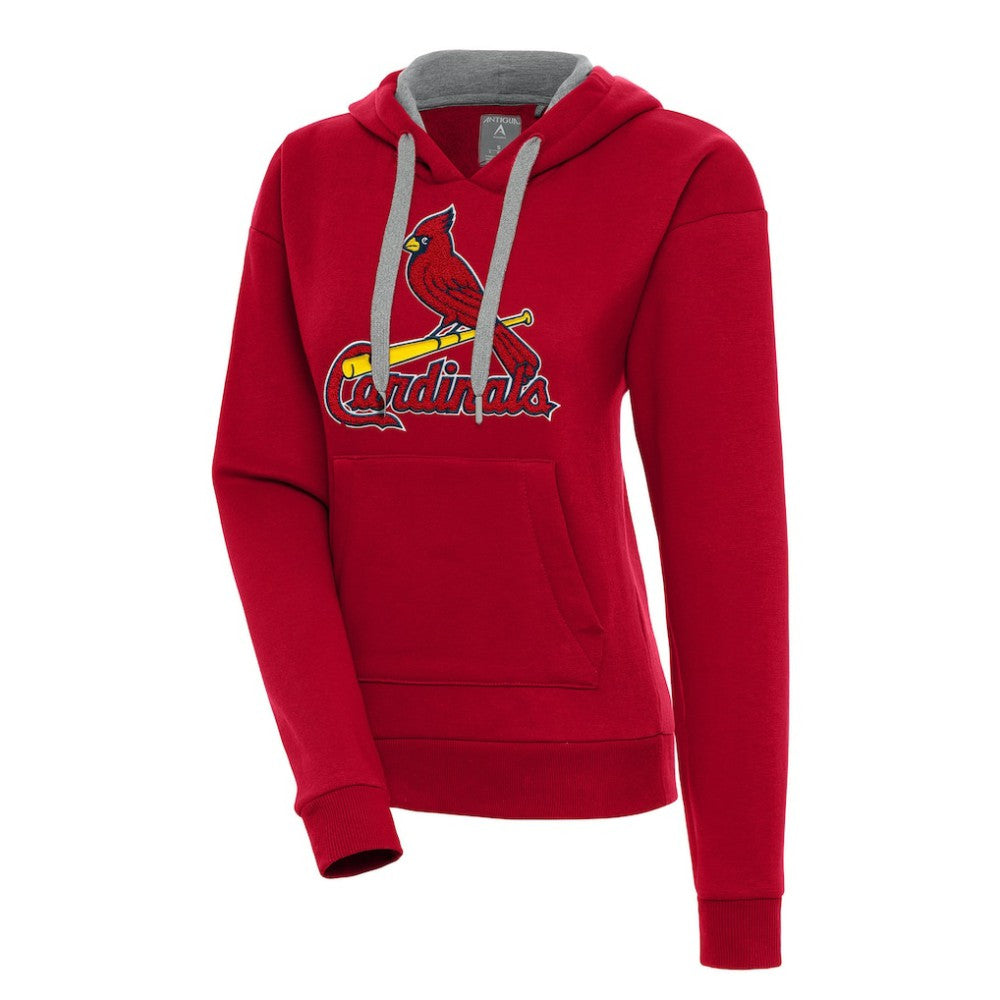 St. Louis Cardinals Antigua Women's Victory Pullover Hoodie - Red Hoodies