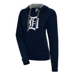 Detroit Tigers Antigua Women's Victory Pullover Hoodie - Navy Hoodies