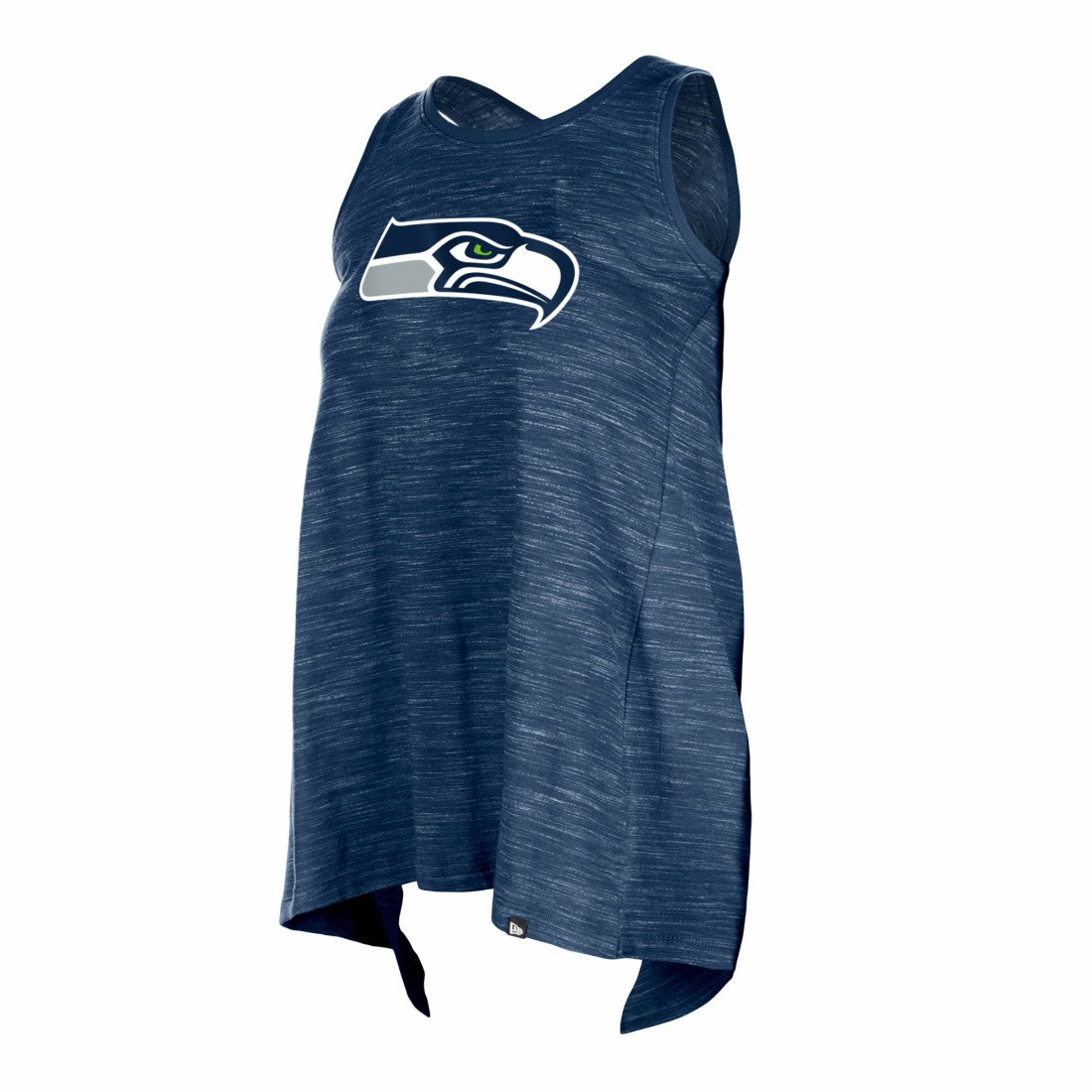 Seattle Seahawks New Era Women's Plus Size Space Dye Active Tank Top - College Navy Tops
