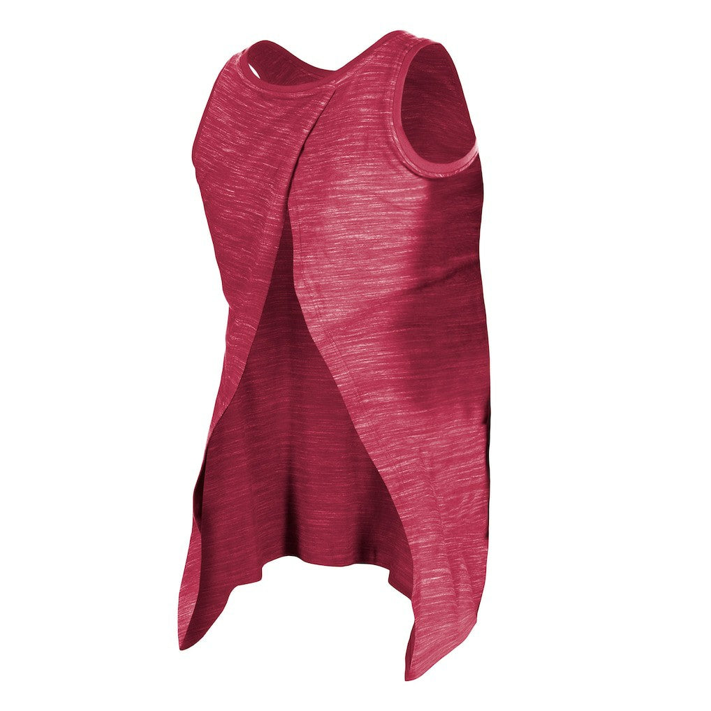 Arizona Cardinals New Era Women's Space Dye Active Tank Top - Cardinal Tops
