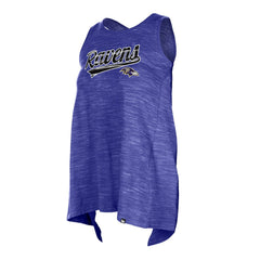 Baltimore Ravens New Era Women's Space Dye Active Tank Top - Purple Tops