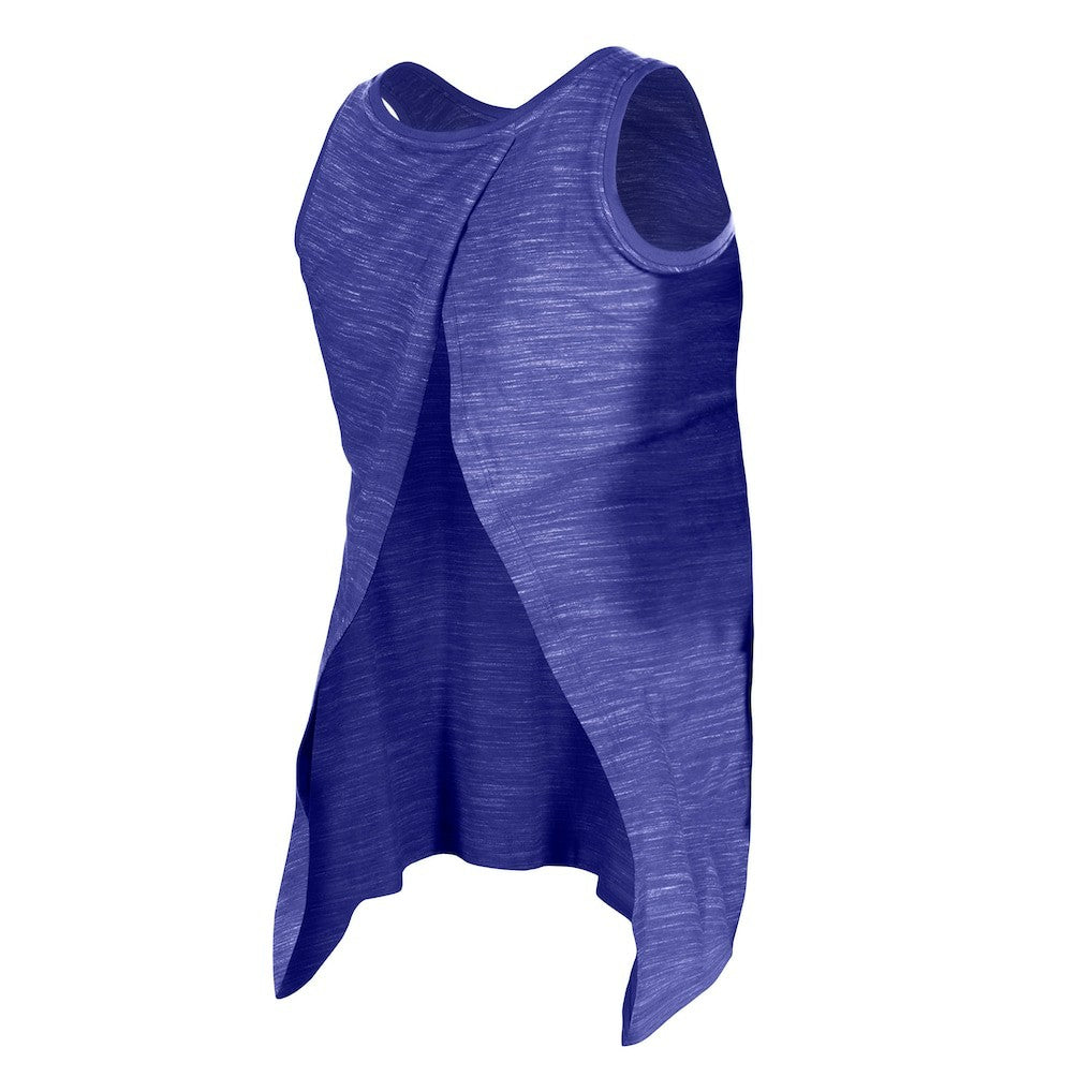 Baltimore Ravens New Era Women's Space Dye Active Tank Top - Purple Tops