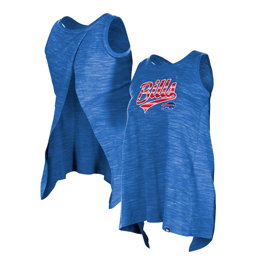 Buffalo Bills New Era Women's Space Dye Active Tank Top - Royal Tops