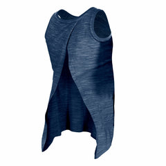 Denver Broncos New Era Women's Space Dye Active Tank Top - Navy Tops