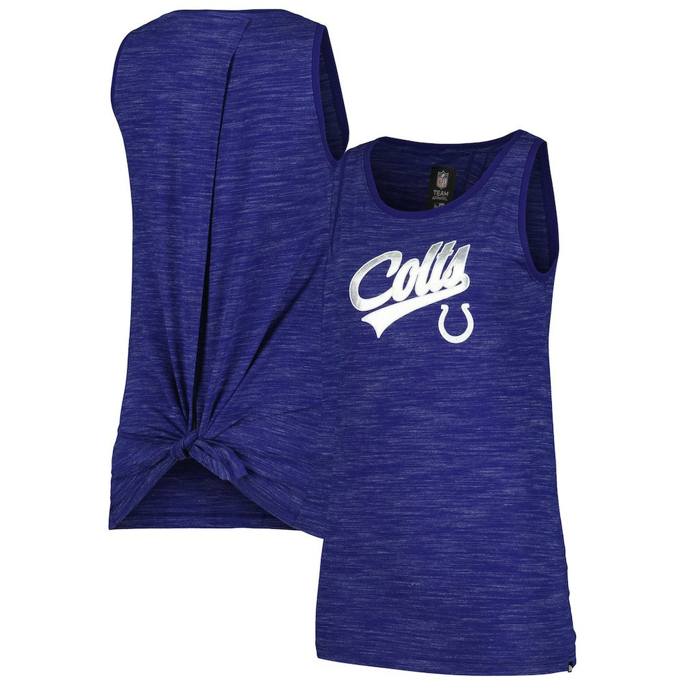 Indianapolis Colts New Era Women's Space Dye Active Tank Top - Royal Tops