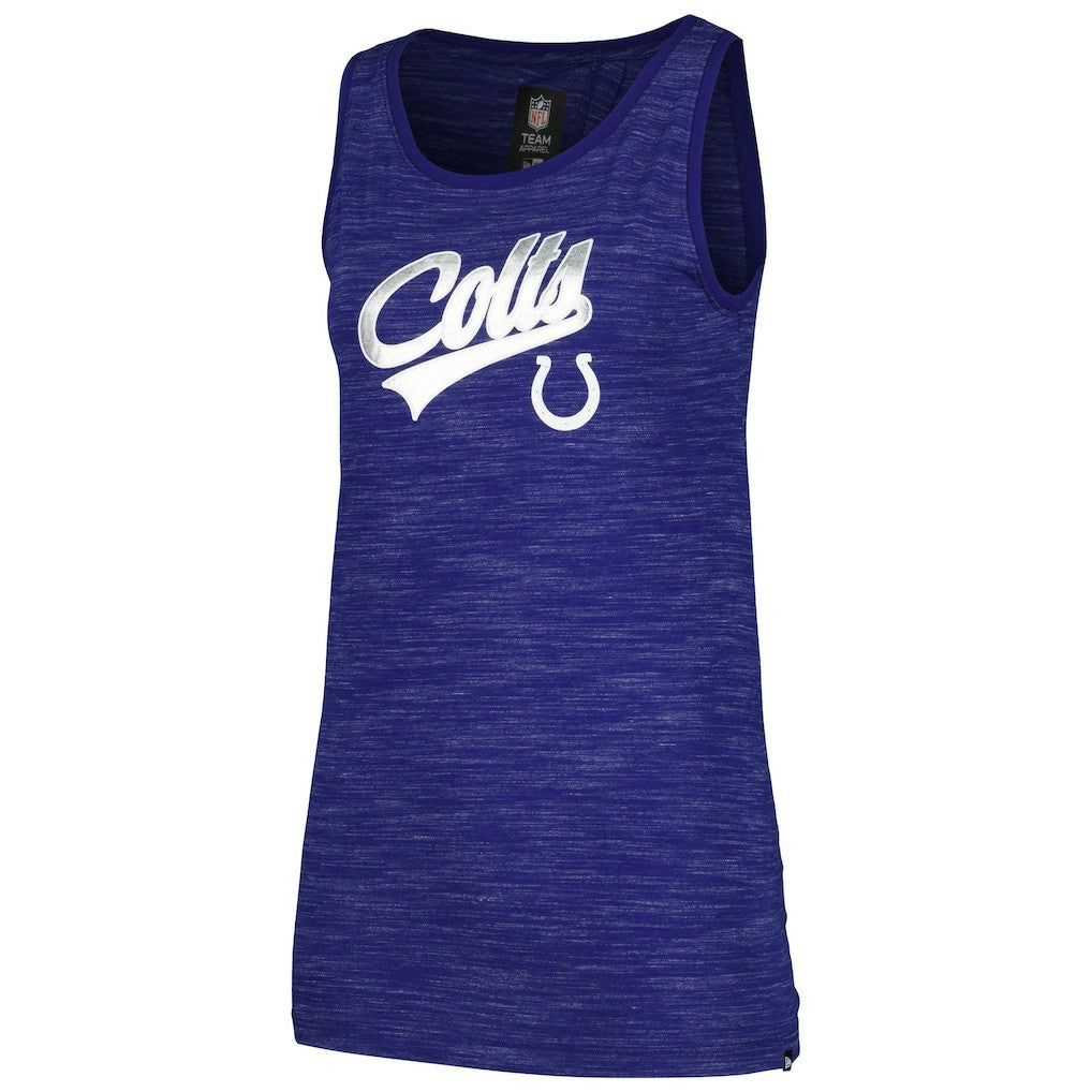 Indianapolis Colts New Era Women's Space Dye Active Tank Top - Royal Tops