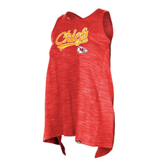 Kansas City Chiefs New Era Women's Space Dye Active Tank Top - Red Tops
