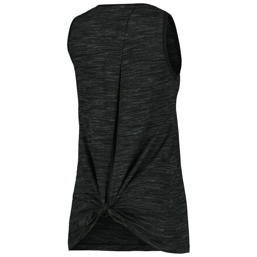 Pittsburgh Steelers New Era Women's Space Dye Active Tank Top - Black Tops