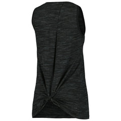 Pittsburgh Steelers New Era Women's Space Dye Active Tank Top - Black Tops