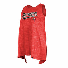 Tampa Bay Buccaneers New Era Women's Space Dye Active Tank Top - Red Tops