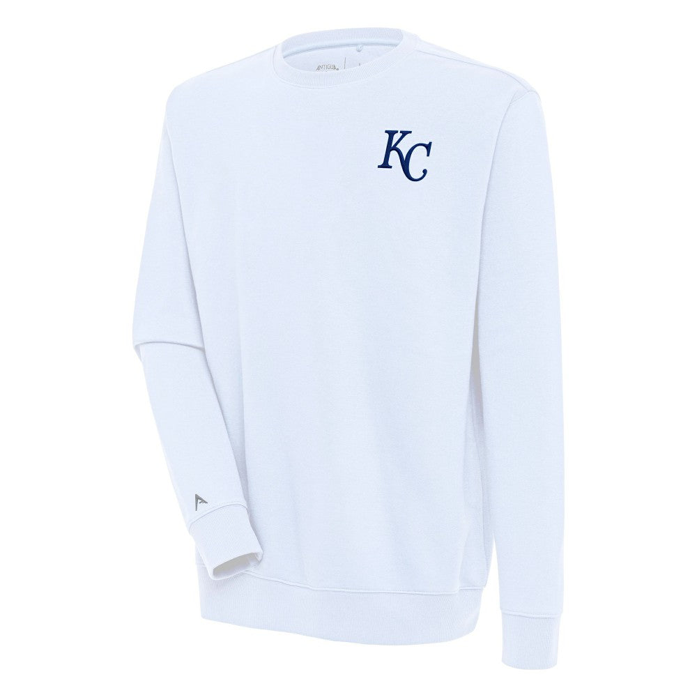 Kansas City Royals Antigua Victory Pullover Sweatshirt - White Pullover
