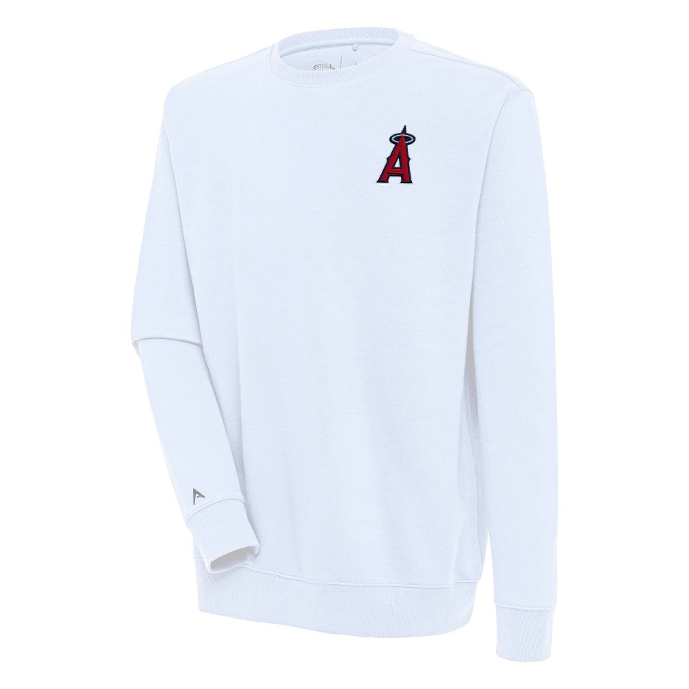 Los Angeles Angels Antigua Victory Pullover Sweatshirt - White Pullover