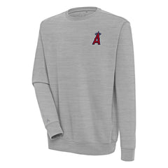 Los Angeles Angels Antigua Victory Pullover Sweatshirt - Heather Gray Pullover