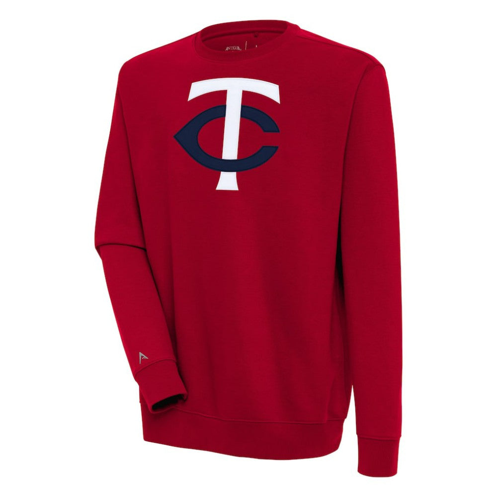 Minnesota Twins Antigua Victory Pullover Sweatshirt - Red Pullover